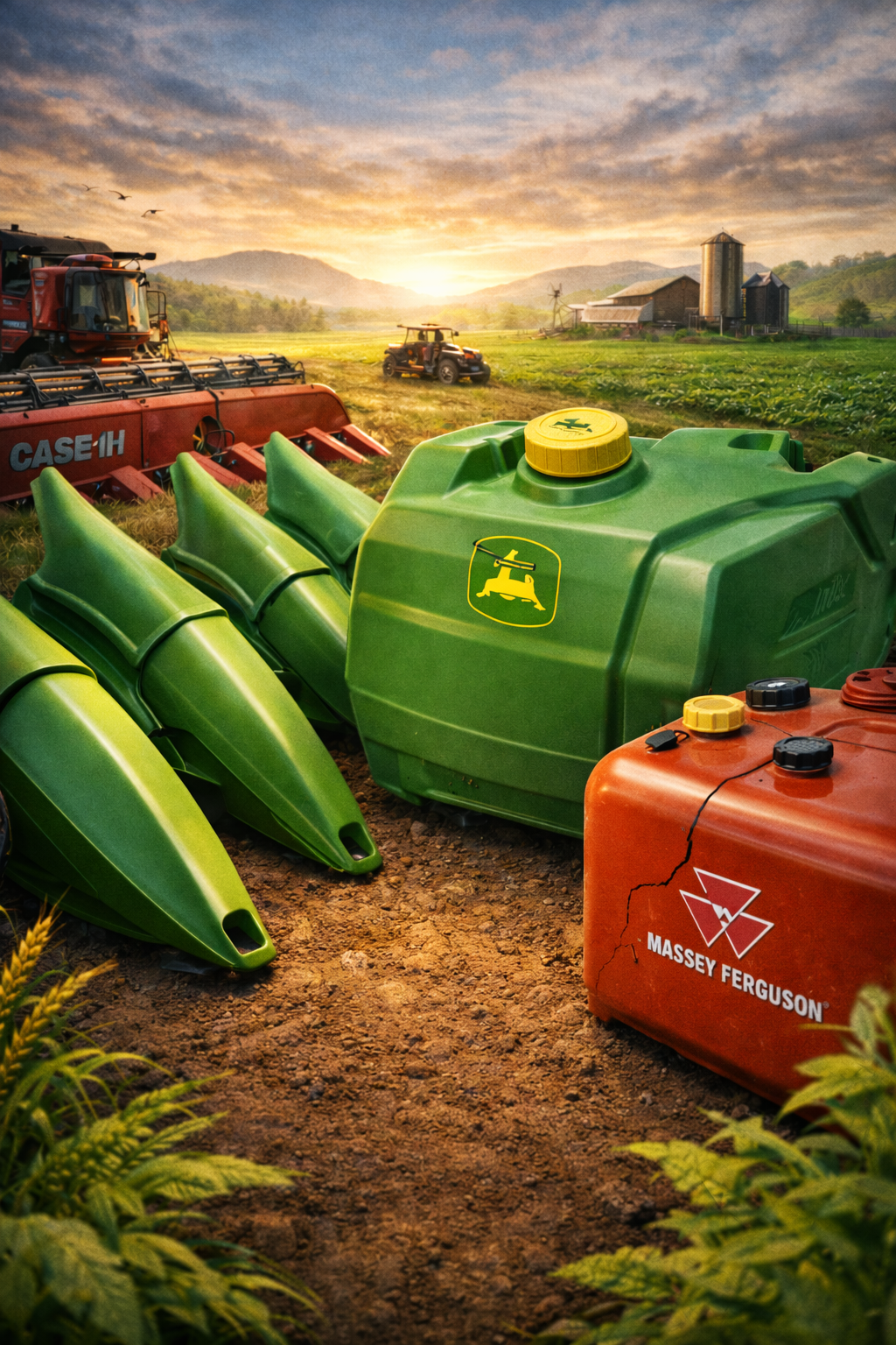 Equipe Aliança e componentes recuperados no campo